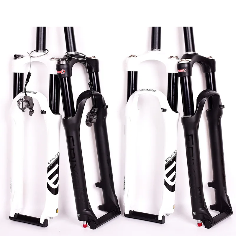 

air fork 26" 27.5inch 29er horquilla mtb other bicycle accessories mountain bicycle fork bike suspension fork, White