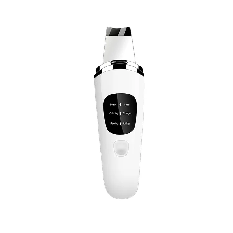 

Ultrasonic Cosmetology Shovel Skin Scrubber For Facial Peeling Care, White