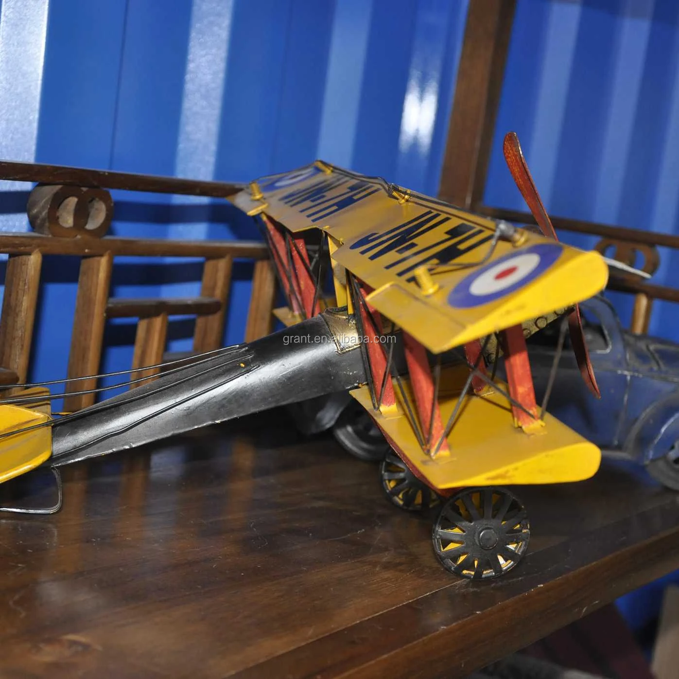 工艺礼品铁飞机微型模型