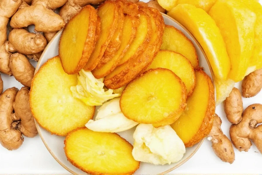 Ginger with different colors
