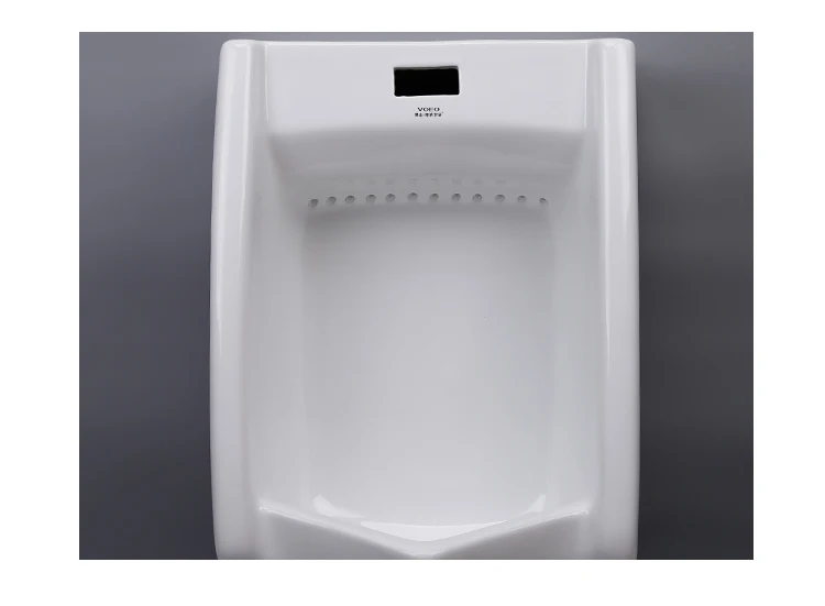 VOEO Manufacture Lavatory Porcelain Sensor Flush Urinal Toilet Wall Hung Urinal