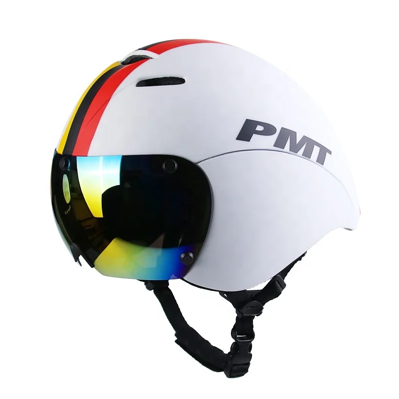 

PMT integrated mountain road pneumatic goggles TT broken wind iron three timing bicycle helmet, Black