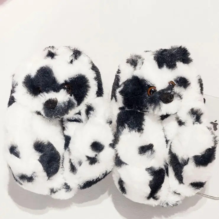 

Fur slide children women slide household durable mink large fur slippers, Picture