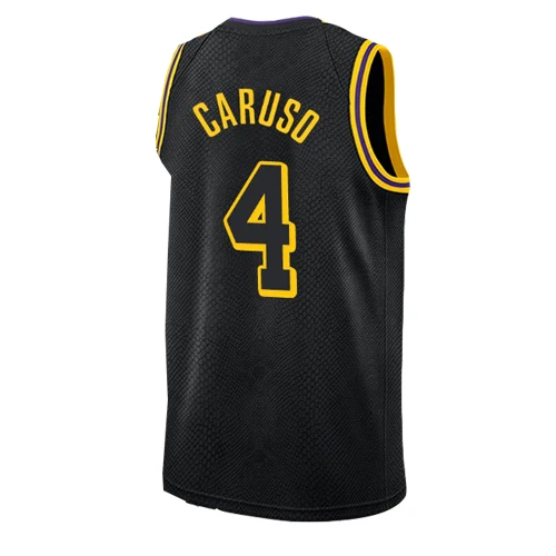 

Custom Embroidered Men's #4 Alex Caruso Basketball Jerseys/uniforms