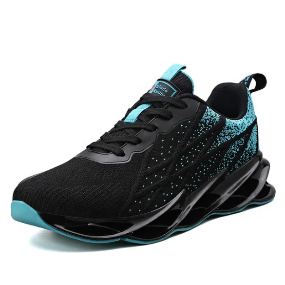 

2021 spring new mesh thick-soled blade sports casual shoes breathable non-slip European and American large size wholesale, White,black,red,green
