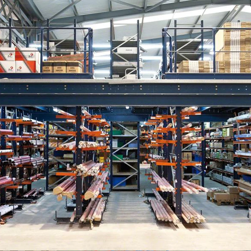 100 To 9000Kg Layer Heavy Duty Storage Shelf Rack For Mezzanine Shelves