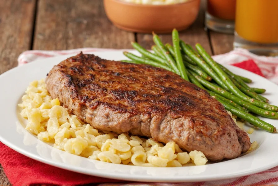 Soy ginger skirt steak plated with vegetables
