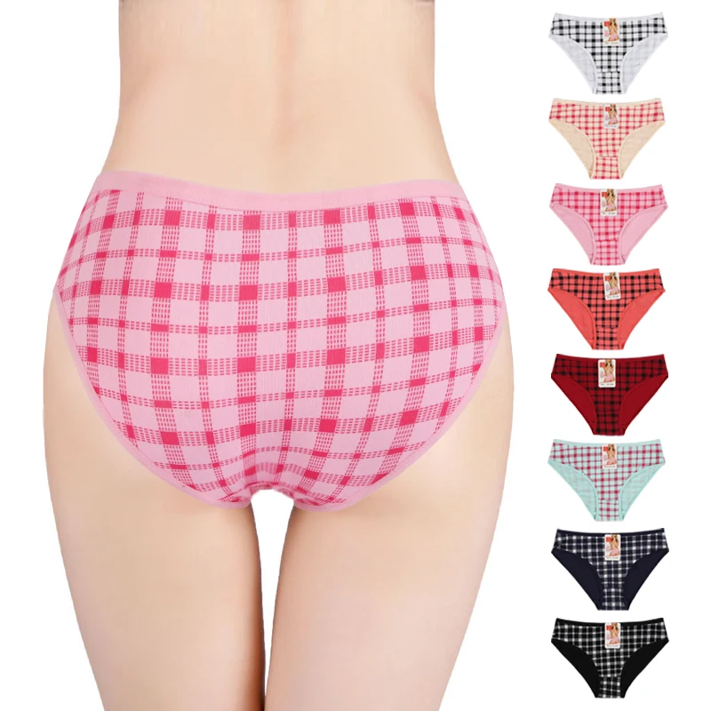 

UOKIN Custom 100% Organic Comfortable Ladies Underwear Oem Best Cotton Women Panty With Logo For Sweet Girl, Eight colors