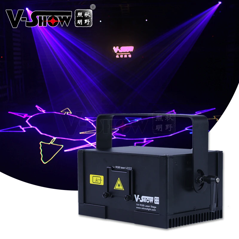 

1Watt RGB animation Laser projector Programable Laser Light Show 160 effect