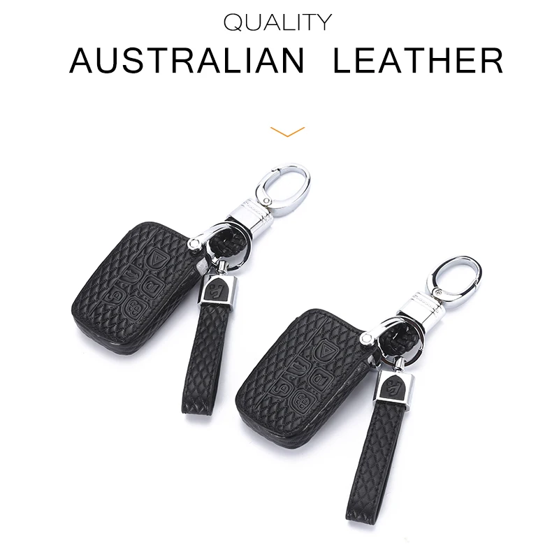 Leather Case Shell Cover for Land Range Rover Sport Evoque LR4 Smart Remote Key 