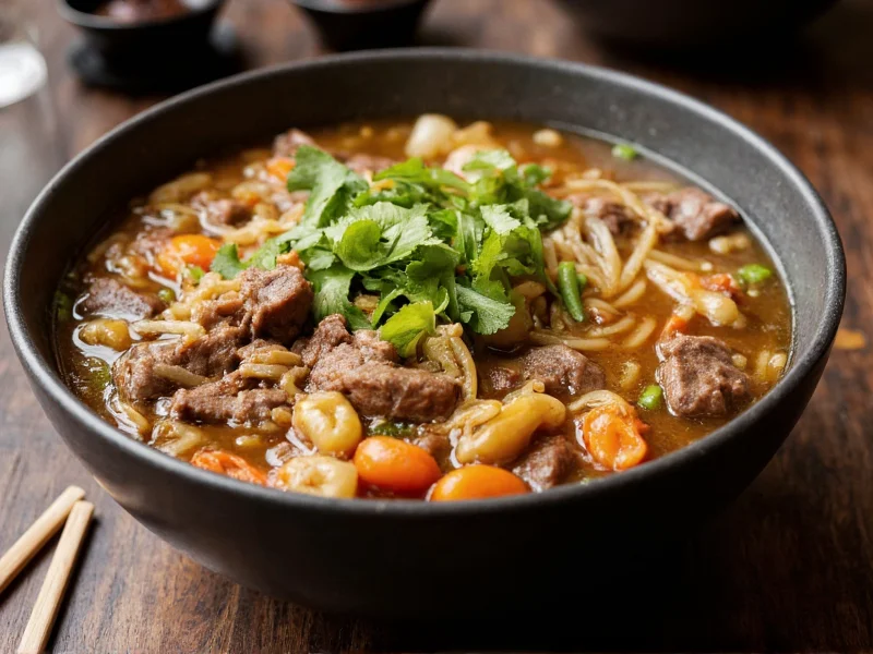Asian Beef Noodle Soup: Origins, Variations & Key Elements