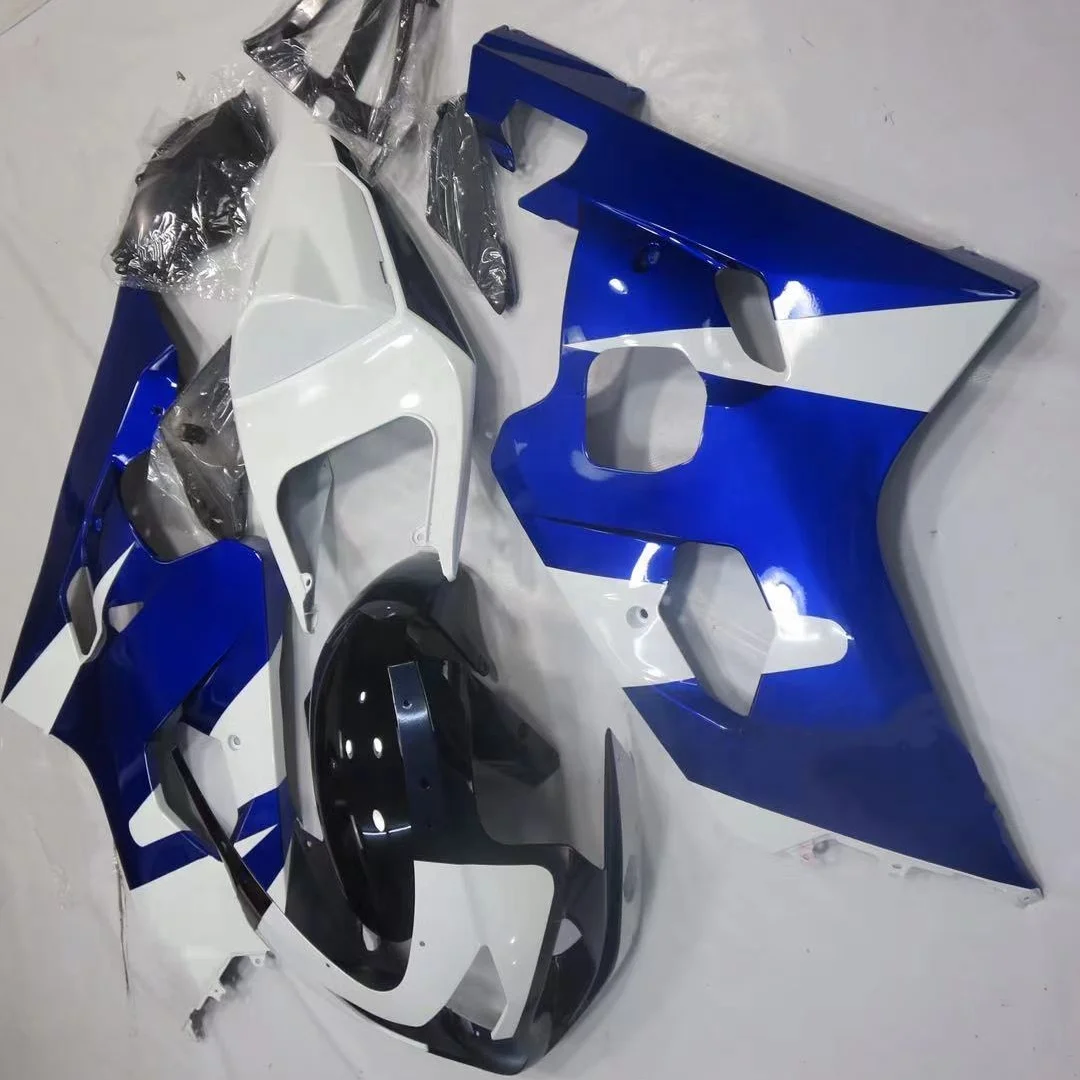 

2021 WHSC Motorcycle ABS Plastic Fairing Kit For SUZUKI GSXR600-750 2001-2003 Fairing Kit blue white, Pictures shown