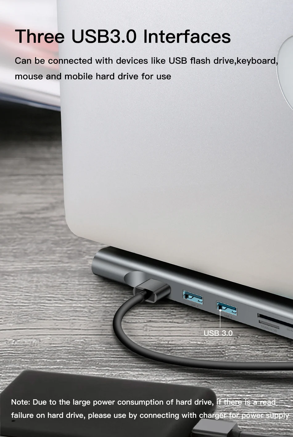 Multi 10 in 1 USB Type C HUB to HDMI VGA RJ45 USB 3.0 HUB Converter with SD/TF Card Reader Audio USB C Adapter for MacBook Pro - ANKUX.COM