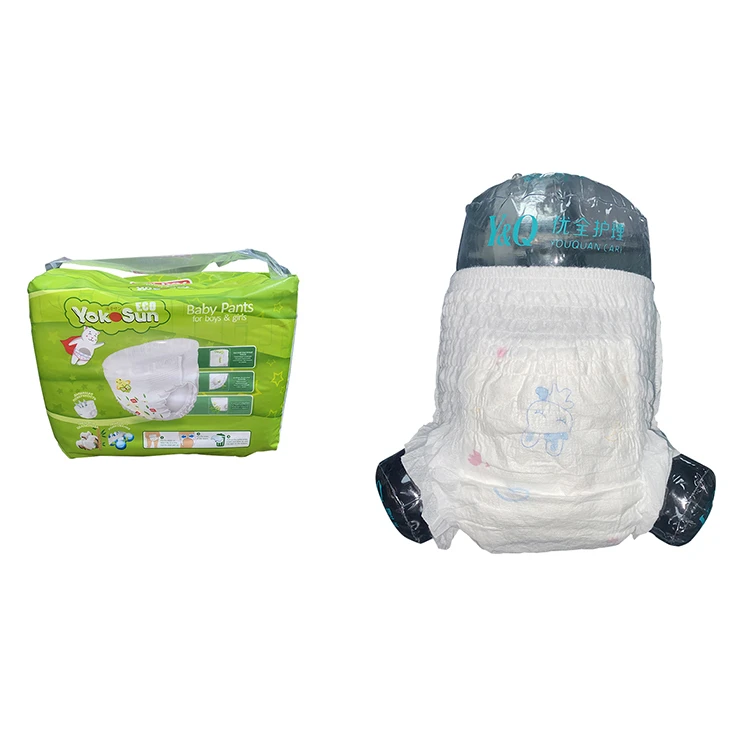 

Free Sample sale comfy cotton diaper pants pull up A grade baby diapers