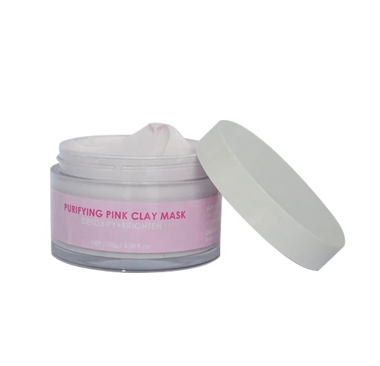 

cosmetics Organic Facial Face Skin Cleansing Pink Mud Clay Mask