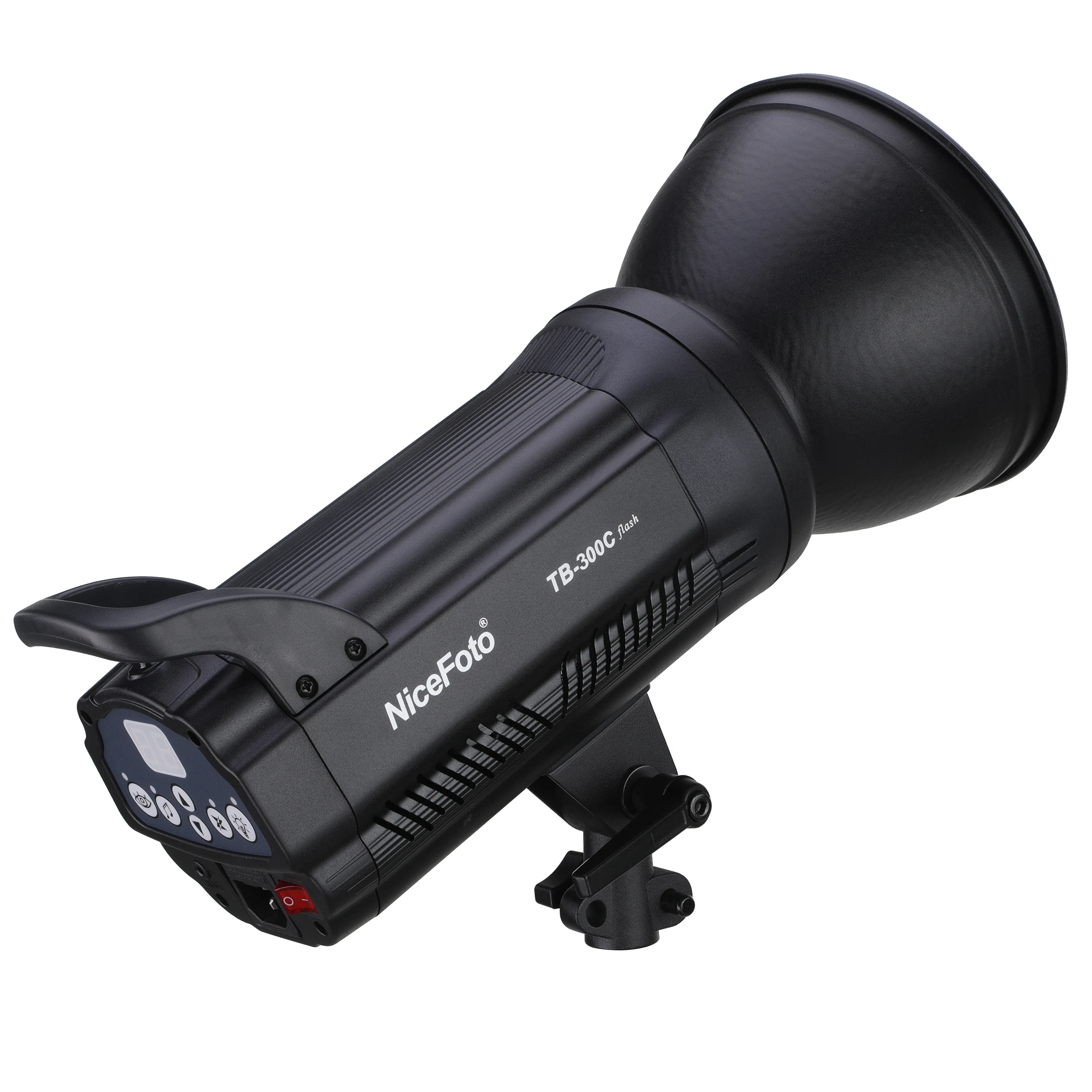 

NiceFoto TB-300C 300W Studio flash light Fast recycle time Touch-type control panel Indoor lighting photographic equipment