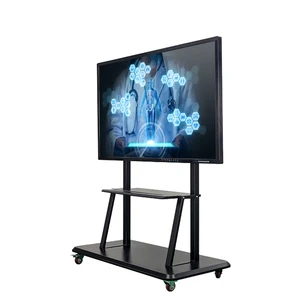 Factory supplier 55 inch all in one  interactive whiteboard with 10 points touch screen monitor