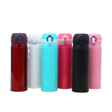 

Stainless Steel Vacuum Flask Portable Bounce Cup Gift Custom LOGO Advertising Bottle, Can be customized