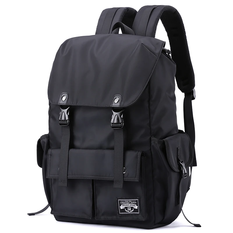

2021 Sociable Fashion Unisex Outdoor Traveling Backpack for Outdoor Sports Waterproof Unisex Backpack for Men, Black