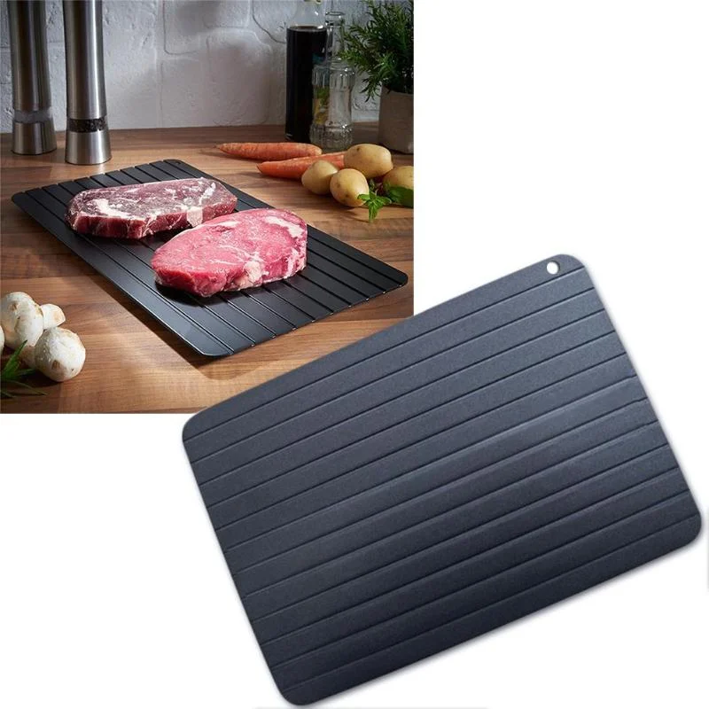 

Fast Defrosting Tray ,Frozen Food meat Magic Defroster Thawing Plate Safe