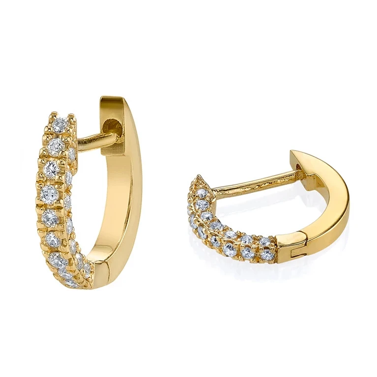 

Gemnel 925 silver price per gram 18k gold cubic zirconia huggie mini tiny earrings