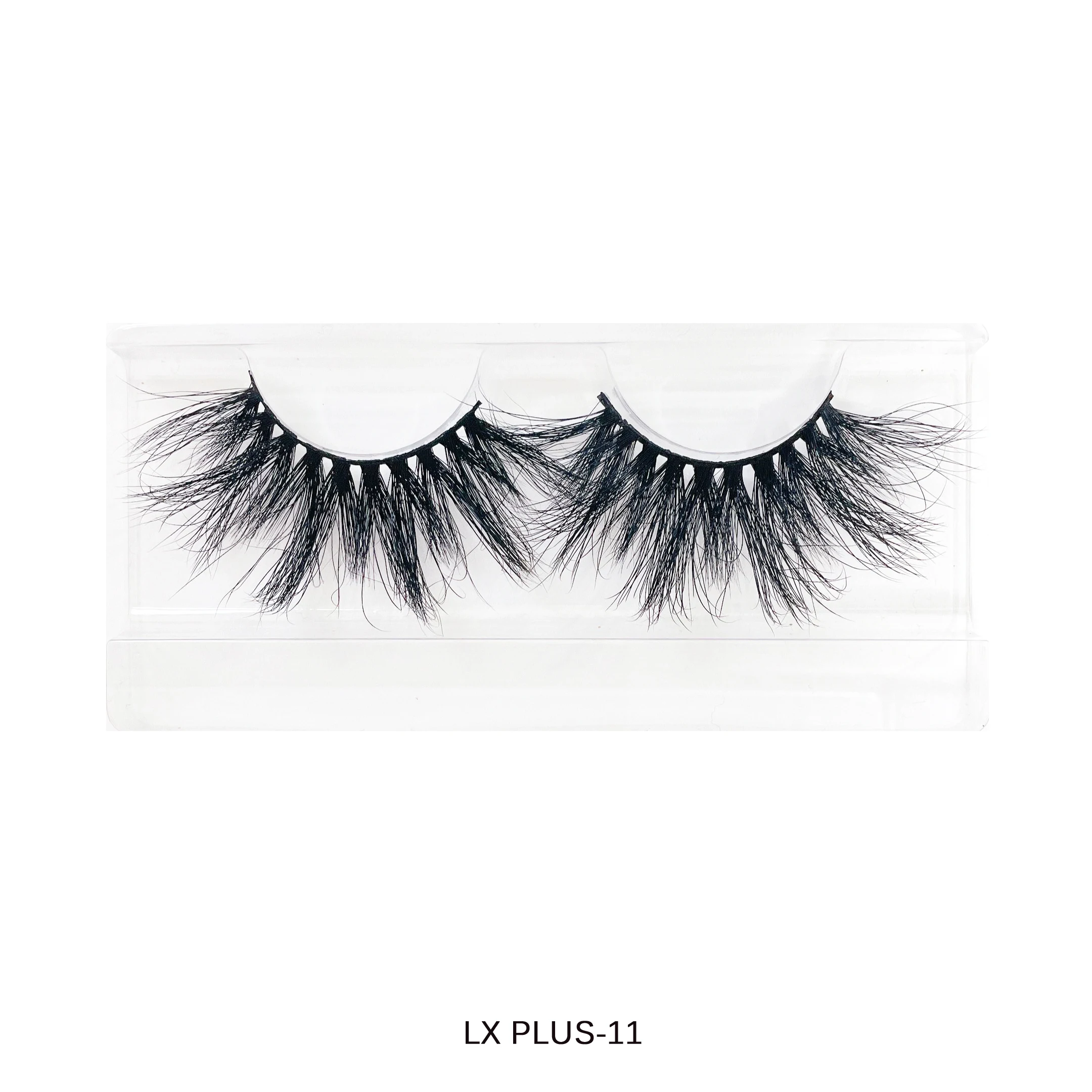 

high quality 3d 4d 5d mink eyelashes extension with clear eyelash box, Black