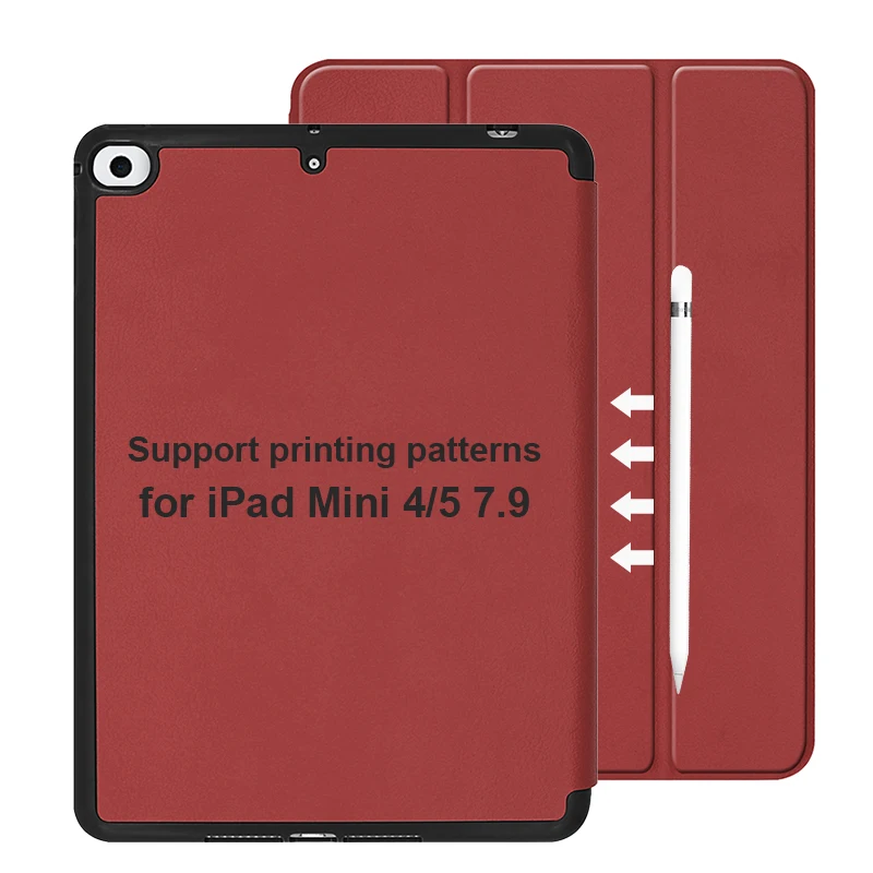 

For iPad Mini 5th Generation Smart Case With Pencil Holder Shockproof 9.7 inch Tablet Case