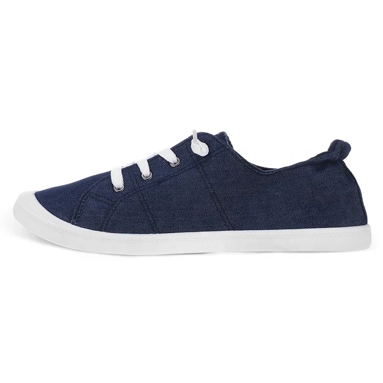 

Josiny Wholesale custom soft simple fashion lovely canvas shoes, Black