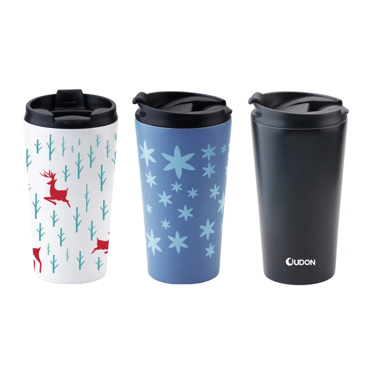

High Quality Custom Logo Stainless Steel Tumbler Vacuum Mug Travel Mug With Rubber, Customized