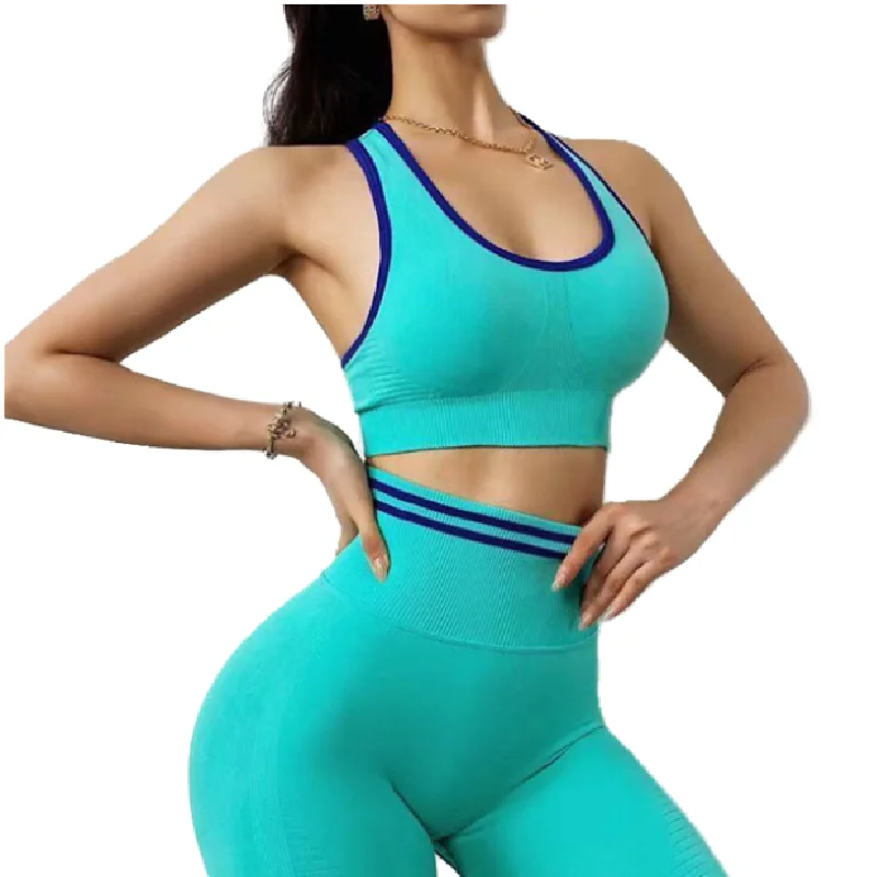 

Wholesale Fitness Work Out Tank Top For Women Push Up Yoga High Strength Breathable Sport Bra