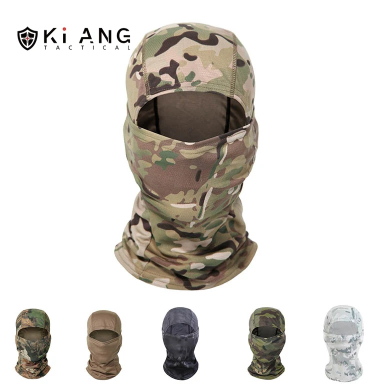 KIANG Full Face Tactical Headgear Scarf Camouflage Outdoor Operation Balaclava African Tactical Gear Equipment