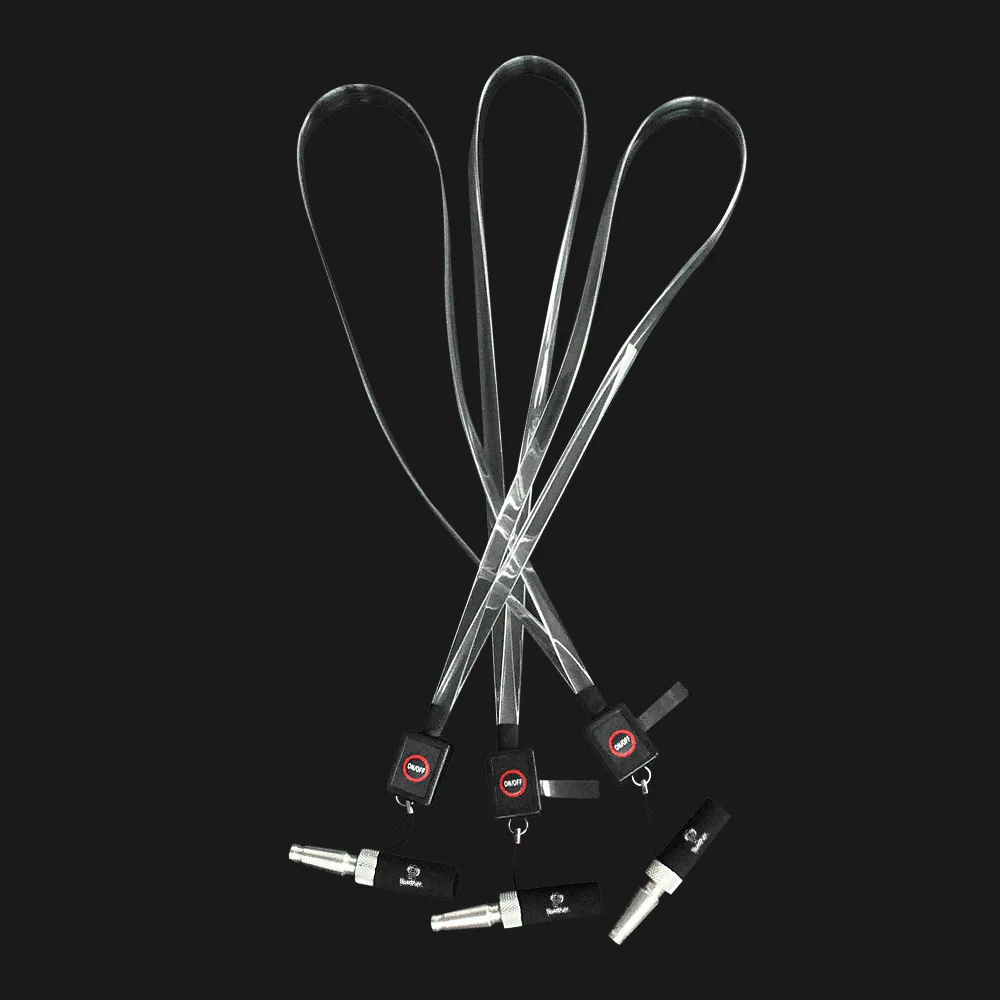 Wholesale Metal Hookah Mouthpieces Mouth Tips With Led Hang Rope Strap