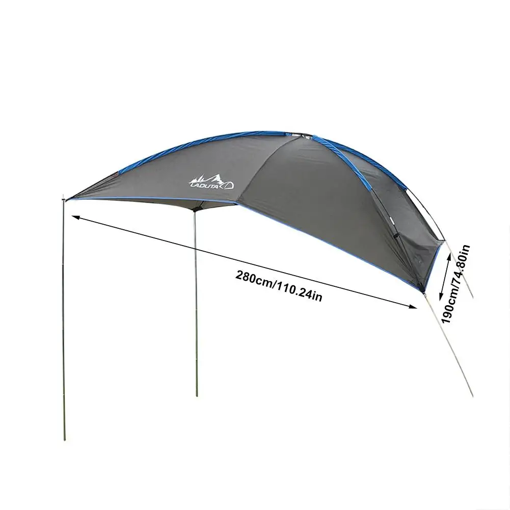 

Car Rooftop Awning Waterproof Tear Resistant Auto Camping Tent Durable Car Side Awning Trailer Beach Camping Auto Traveling Tent