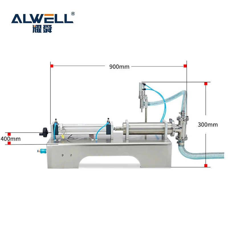 
Semi automatic oil honey Juice drinks bottle liquid filling machine 