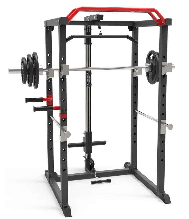

High Quality Home Squat Rack Bench Press Training Frame Fitness Gantry Sports Training Equipment, As picture