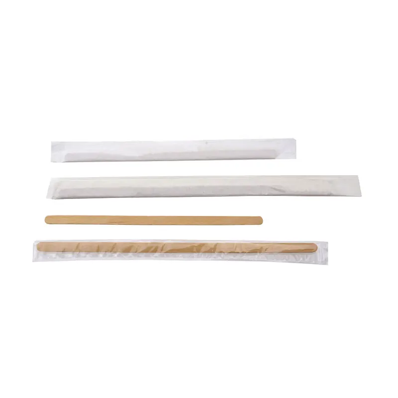 

eco friendly disposable splash coffee sticks with handle, Natural