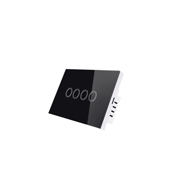 2020 US Standard Wholesale Smart Led Tempered Glass Plate Touch Sensitive Electrical Timer Wifi Light Switch