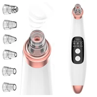 

6 in 1 Facial pore deep cleaning comedone blackhead strips suction instrument electric machine blackhead remover vacuum