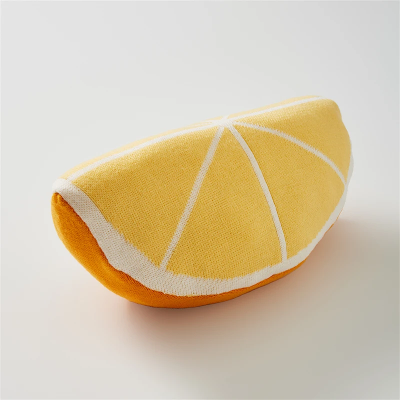 

SG New Avocado Watermelon Orange Fruit Shape 100% Acrylic Pillow Case Cushion Home Sofa Decorative