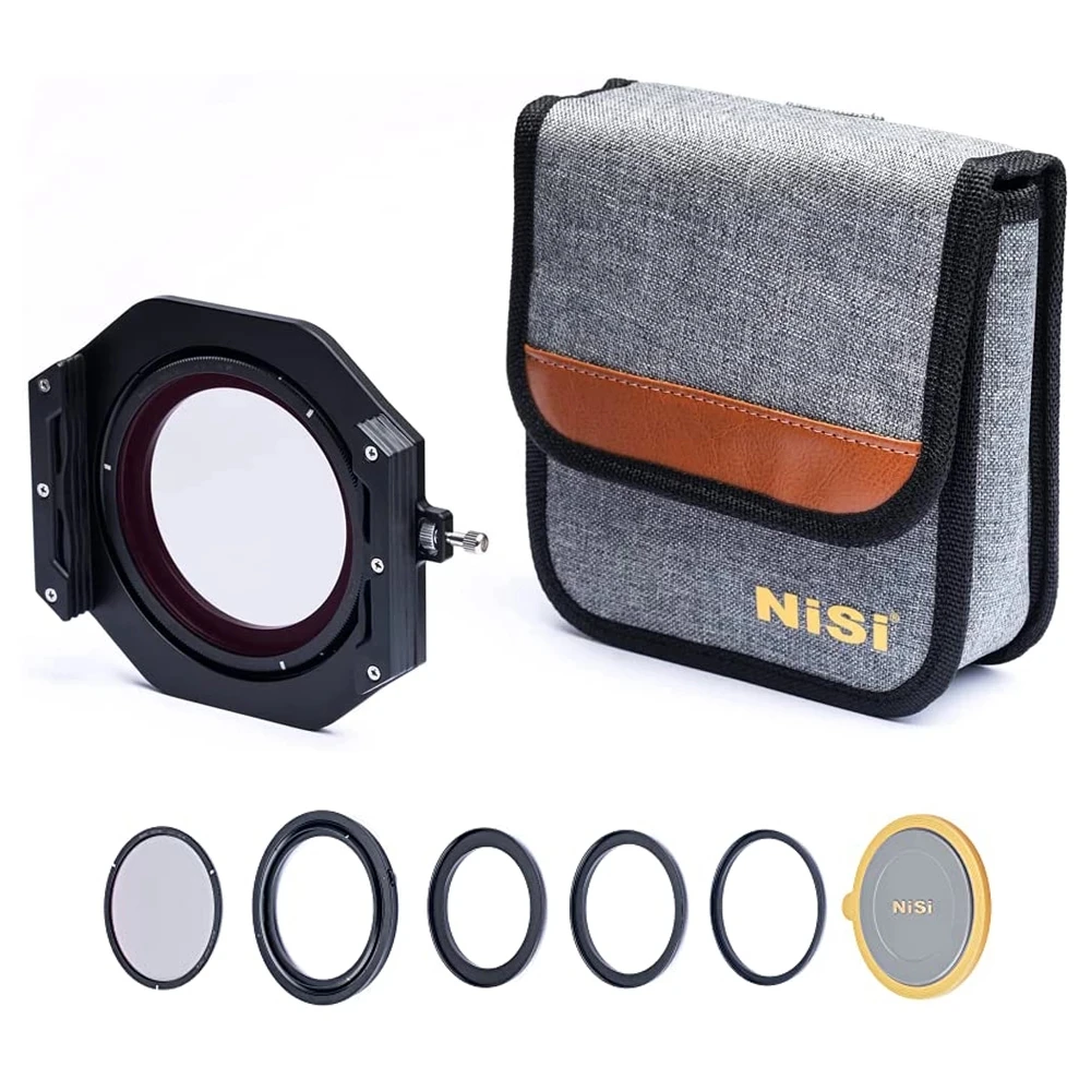 

NiSi V7 100mm Filter Holder Kit True Color NC CPL Filter Adapter Ring Lens Cap Braket system kit