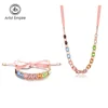 Artist Empire Ribbon necklace bracelet set / MS05819 set