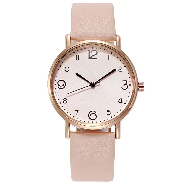 

Top Style Fashion Ladies Luxury Leather Strap Quartz Wrist Gold Ladies Watch Ladies Black Clock