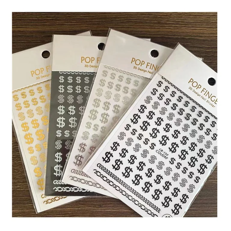 

Money dollar Nail art Sticker