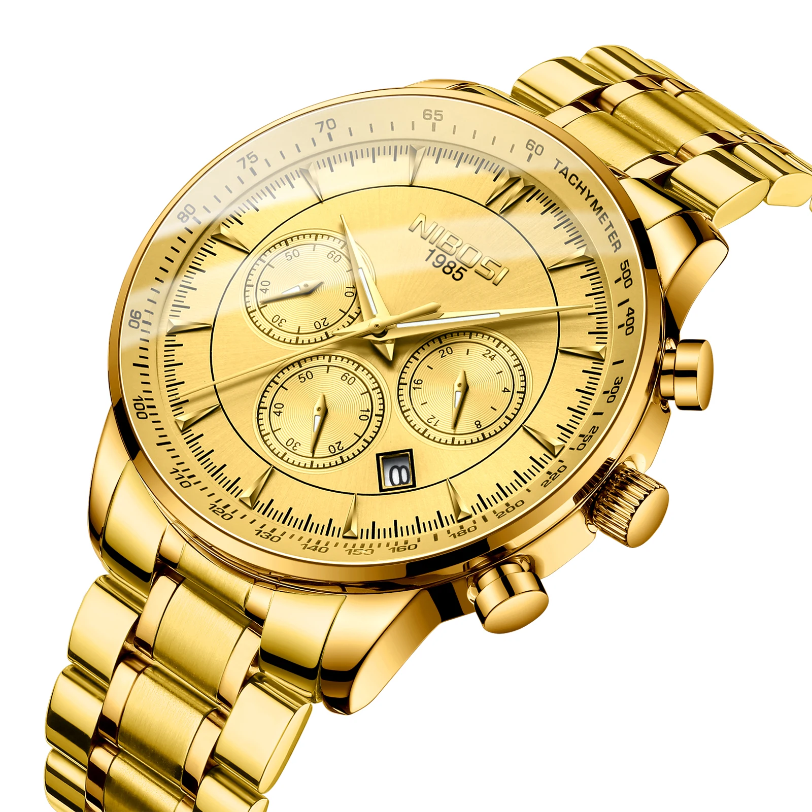 

24K Gold Stainless Steel Quartz Watch