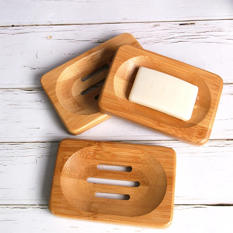 

Wholesale Rectangle 100% Zero Waste Customized Bath Tub Shaped Soap Dish, Natural