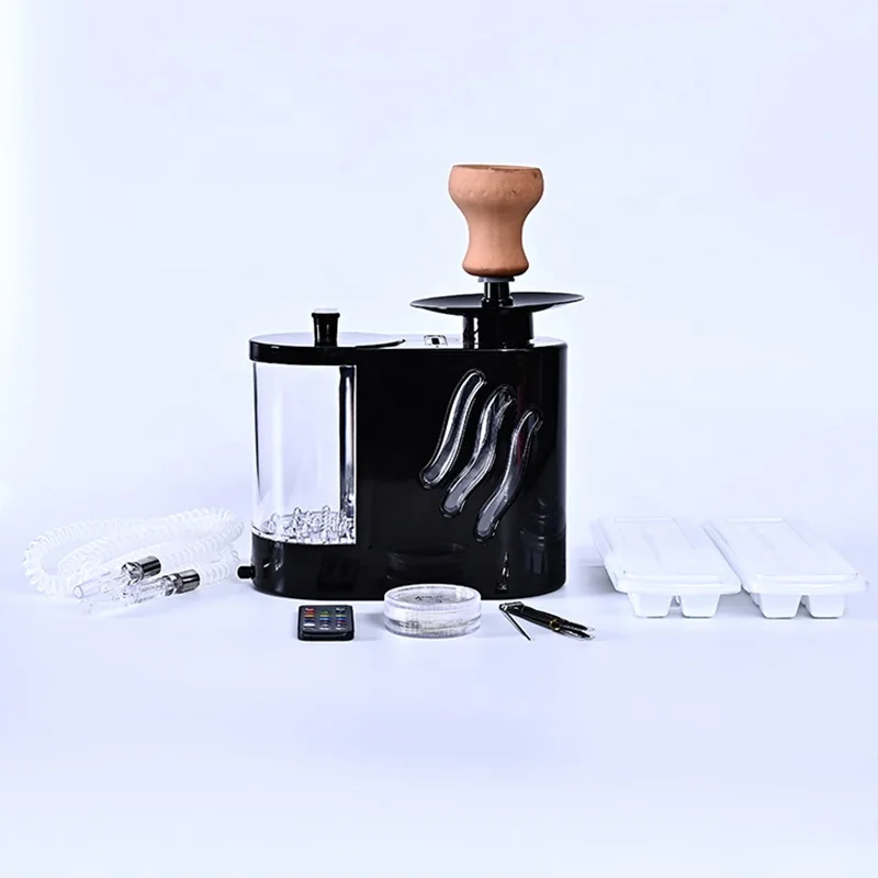 

Acrylic ice box flexo Shisha hookah chishaa hookah with LED light, As your request