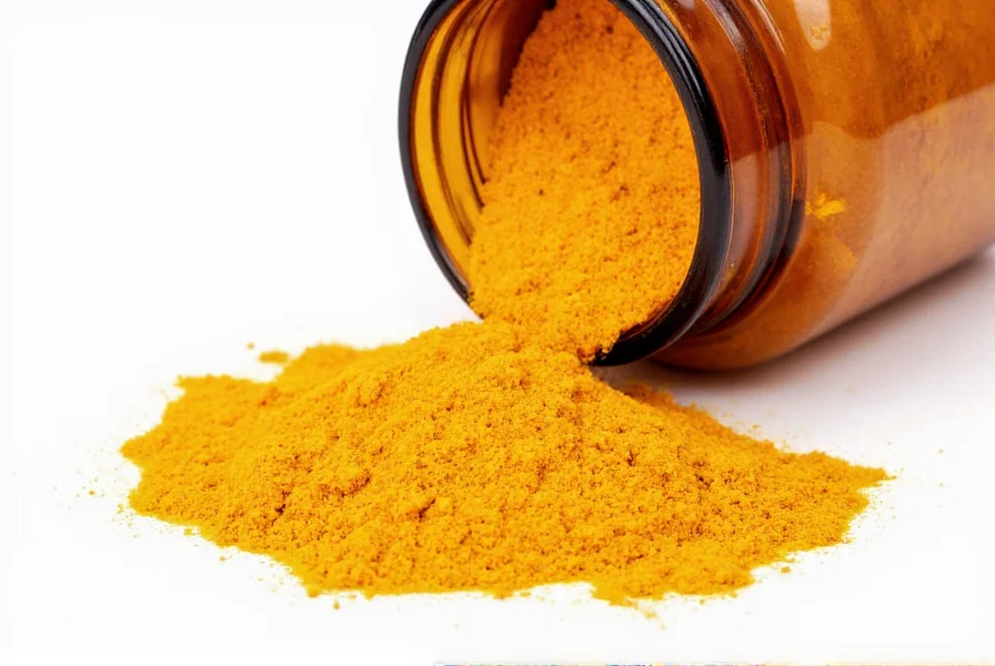 Turmeric dosage chart showing safe ranges for different health goals