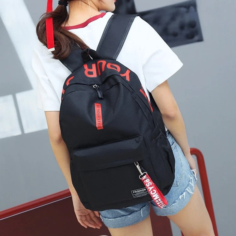 

New Canvas Backpack Fashion Travel Student Backpack