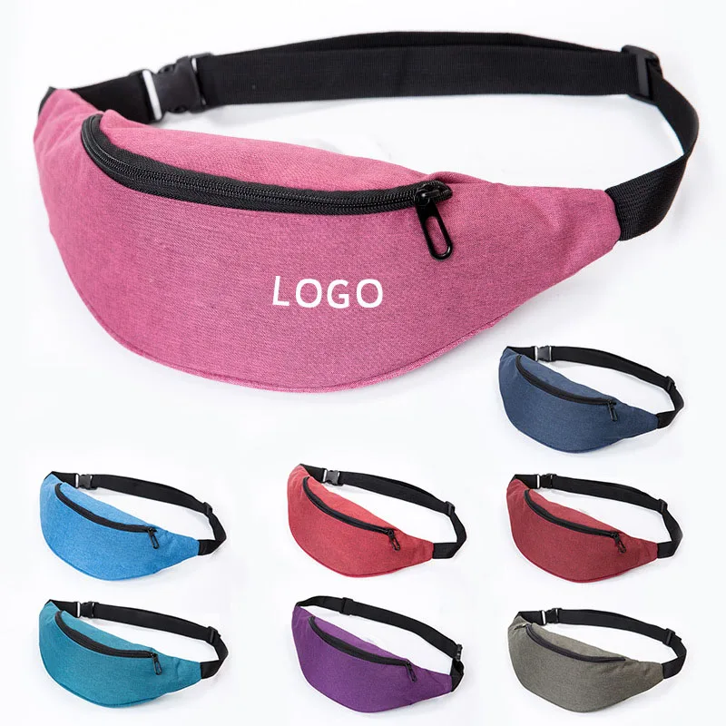 

wholesale custom logo fashion hiking travel sport running belt fanny pack waist bag for women ladies