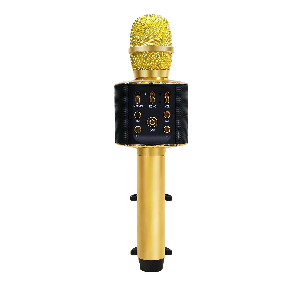 

Dazzling Dynamic LED Light Wireless Karaoke Microphone Speaker All-in-one Machine for Kids Music Singing Mic